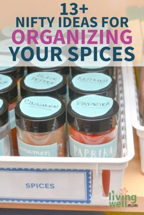 13+ nifty ideas for organizing your spices pin