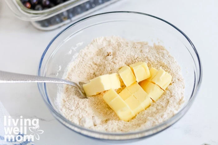 adding butter to recipe