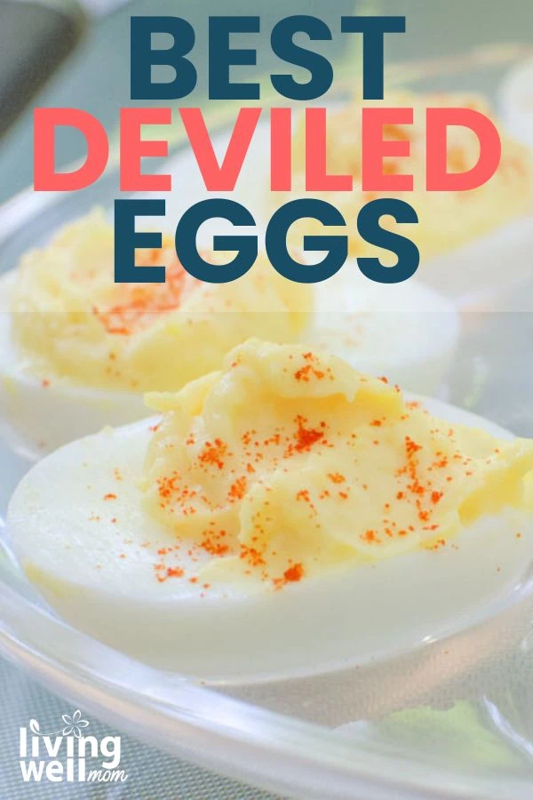 best deviled eggs pin image