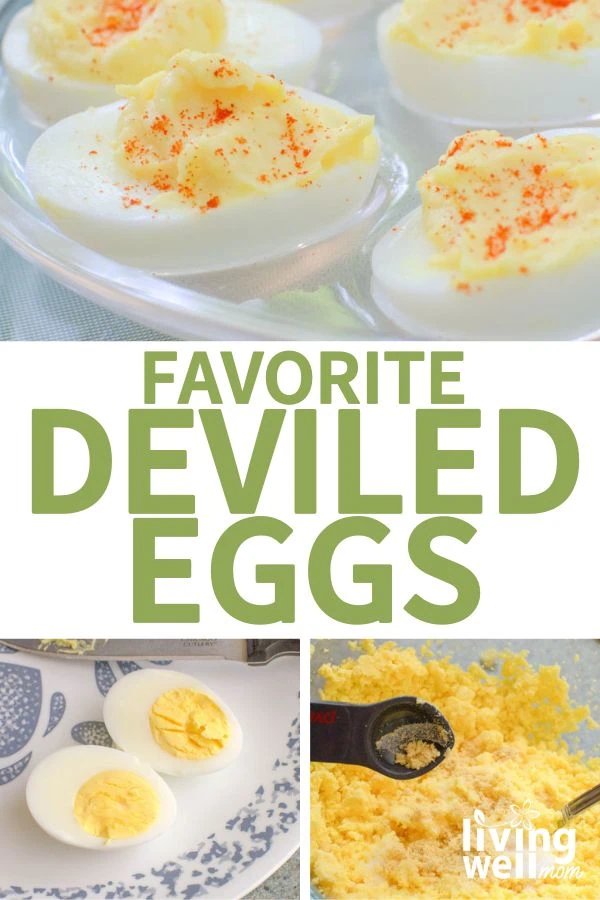 favorite deviled eggs pinterest collage