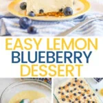 easy lemon blueberry dessert pin