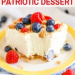 no bake lemon blueberry patriotic dessert pin