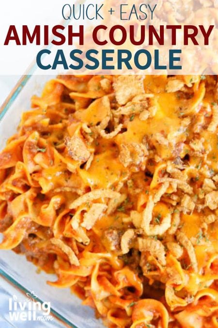 amish country casserole kid friendly pin