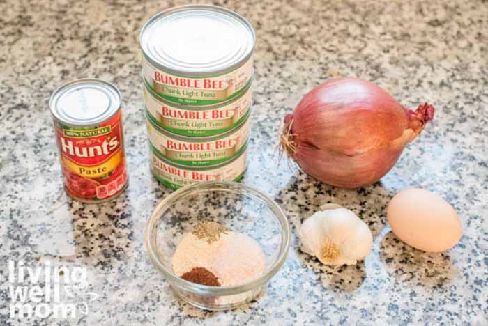 tuna patty recipe ingredients