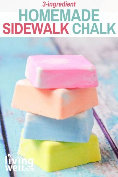 pinterest graphic for how to make chalk