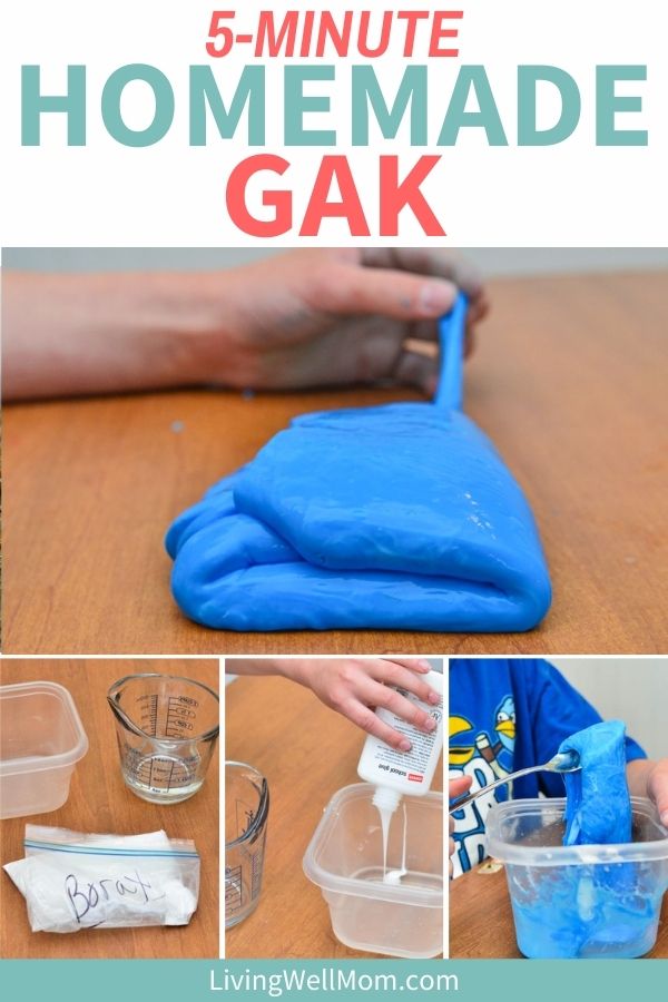 Homemade Gak in Less than 5 Minutes (Step by Step Tutorial)