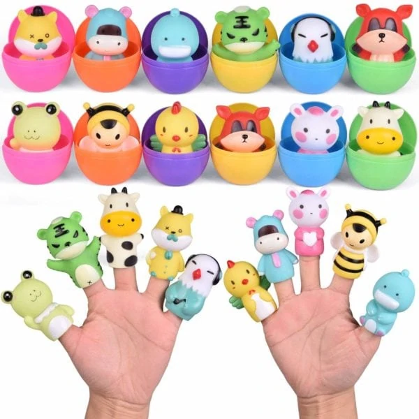 easter egg finger puppet animals