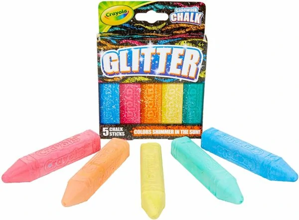 crayola sidewalk glitter chalk