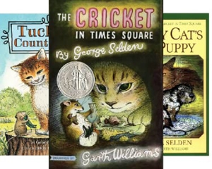 book cover - The Cricket in Times Square with 2 more books from series