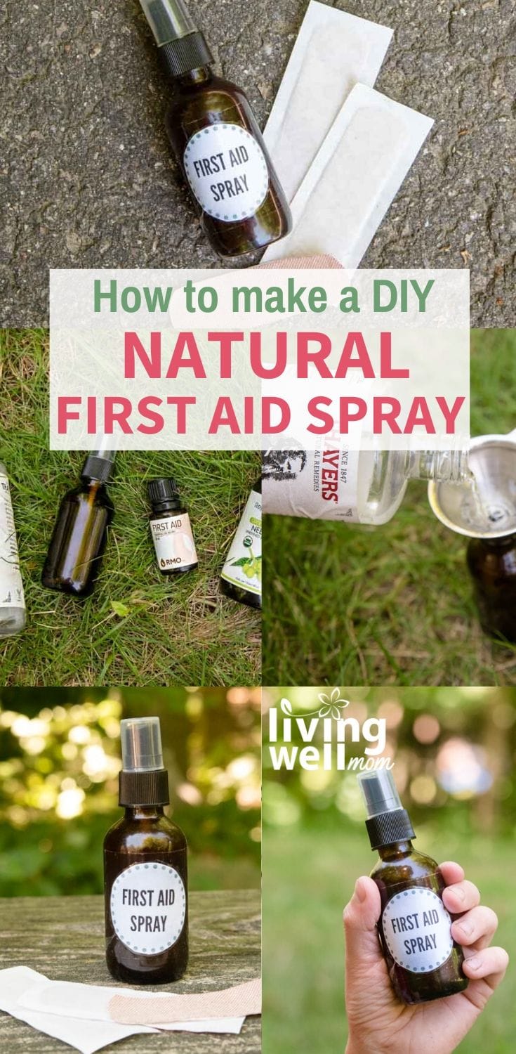 DIY Natural First Aid Spray How to Make a Pain Relief Spray