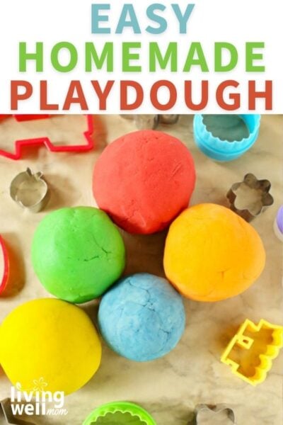 The Easiest Homemade Playdough Recipe {Lasts For Months!}