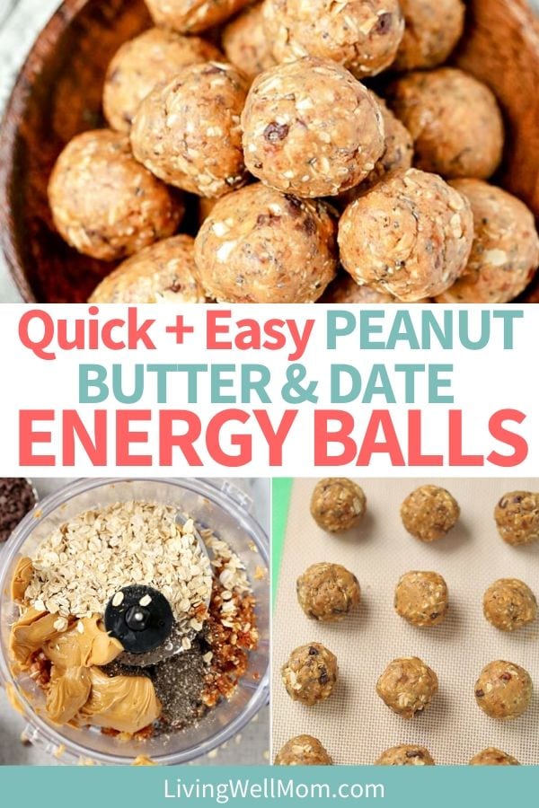 Peanut Butter Date Energy Balls {GlutenFree, DairyFree}