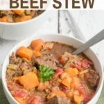 Beef stew crock pot recipe