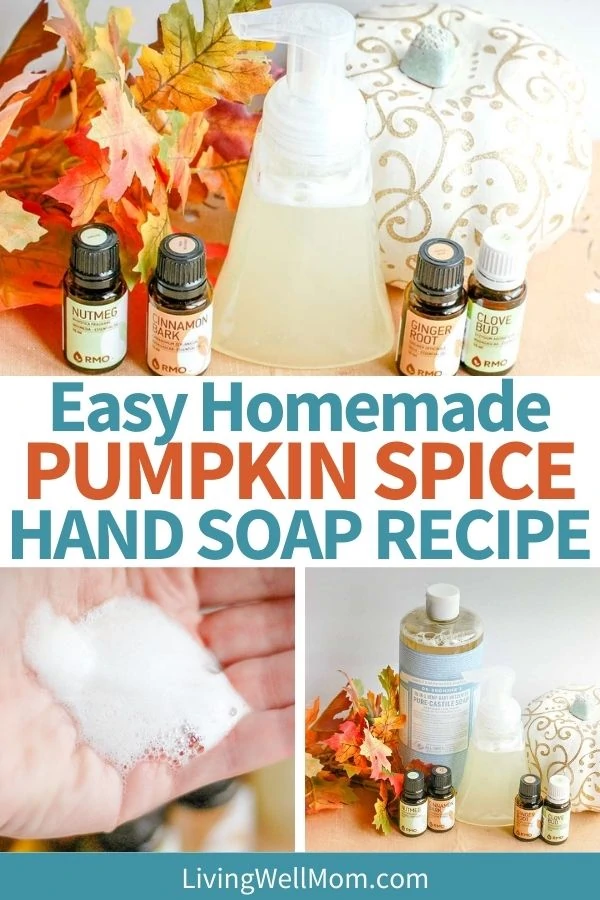 DIY foaming hand soap made with essential oils