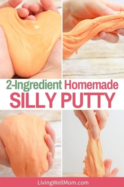2 ingredient homemade silly putty pinterest collage