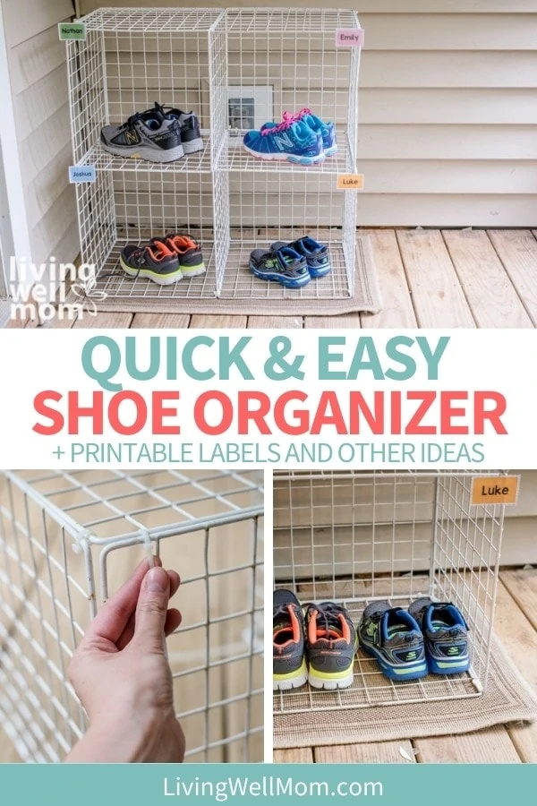 Children's shoe storage discount ideas