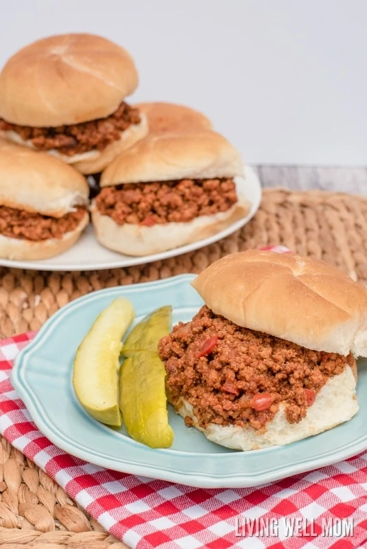 Slow cooker sloppy joes