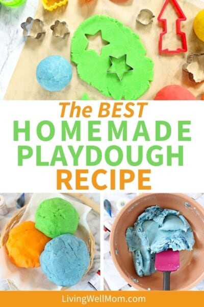 The Easiest Homemade Playdough Recipe {Lasts for Months!}