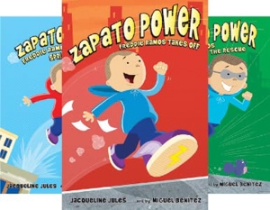 book covers - Zapato power book series