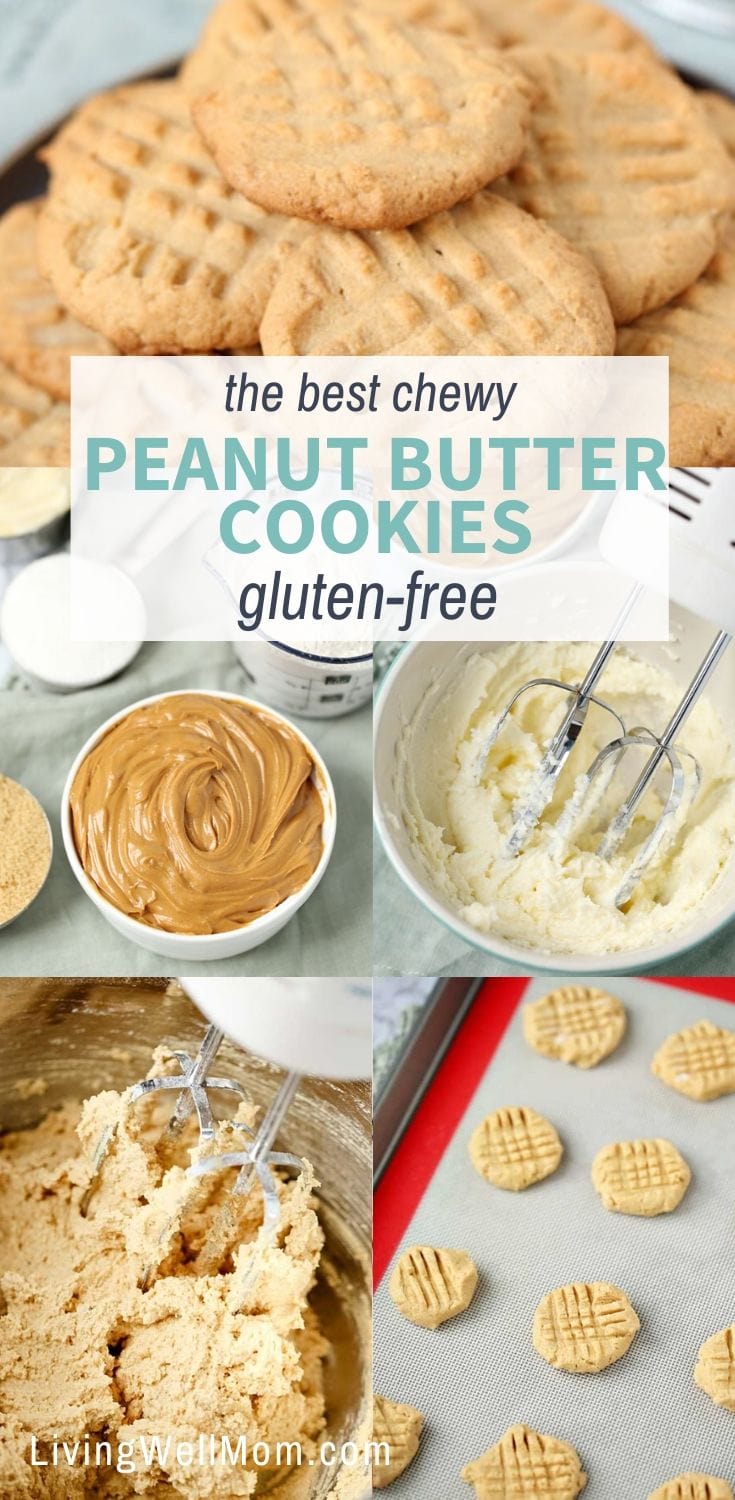 Chewy Gluten-Free Peanut Butter Cookies