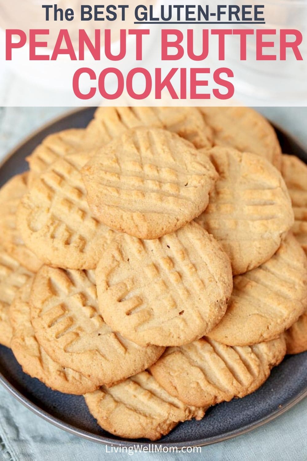 Chewy Gluten-Free Peanut Butter Cookies