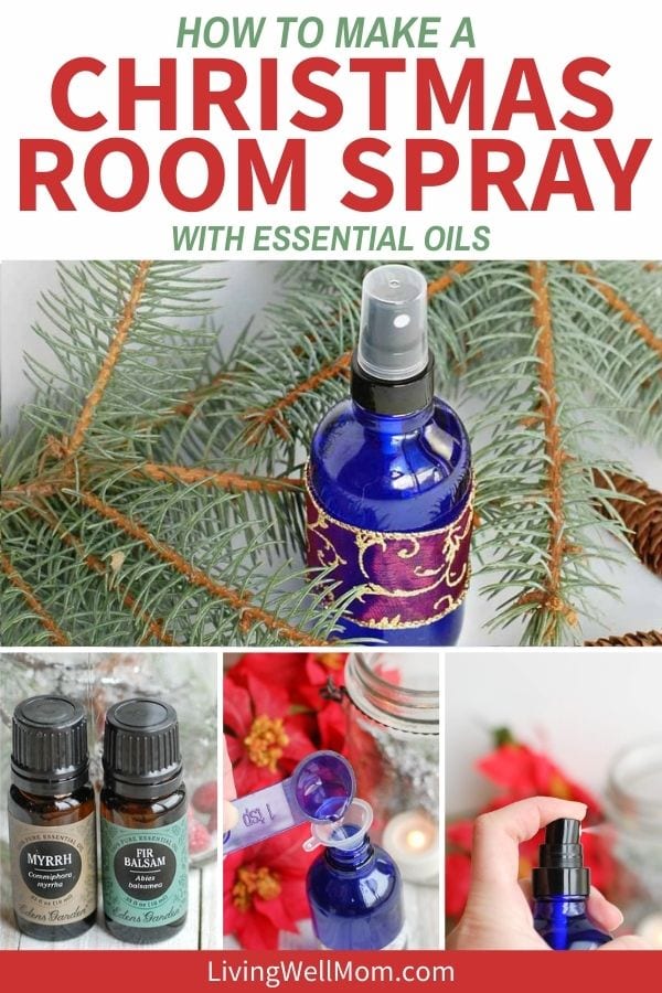 diy essential oil room spray for christmas