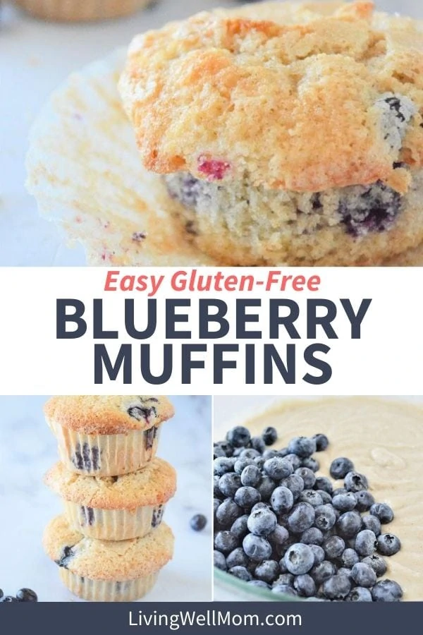 fresh blueberries in a muffin batter, freshly baked blueberry muffins