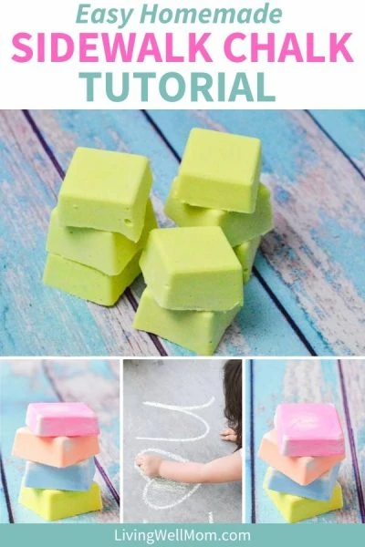 How to Make DIY Sidewalk Chalk Kids Will Love - Natural Beach Living