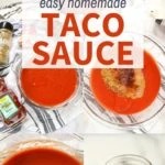 easy homemade taco sauce