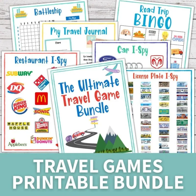 printable travel games for children