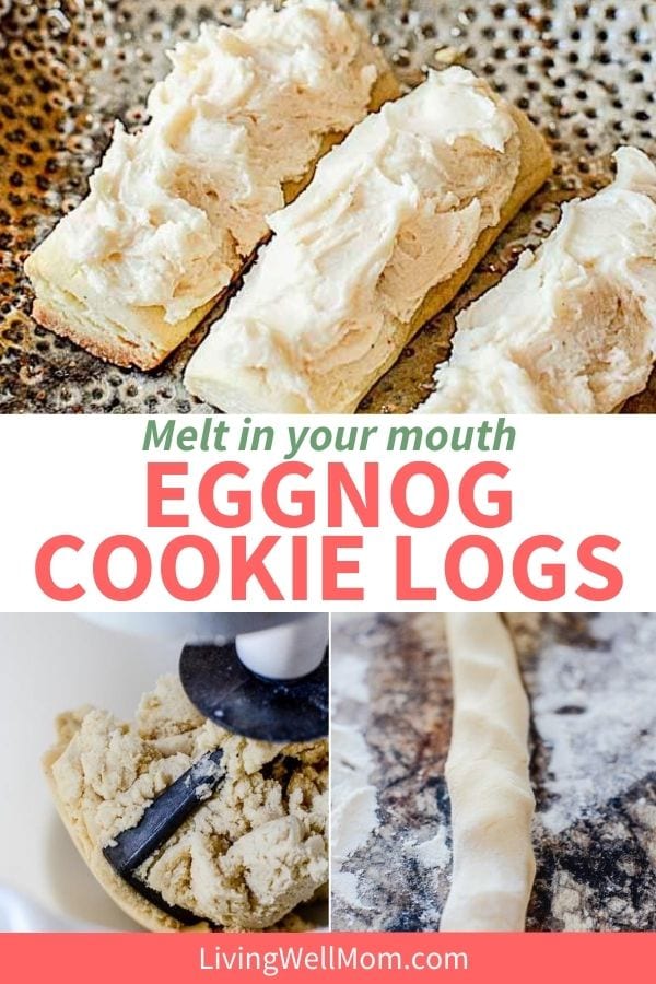 Cookies made with nutmeg and eggnog
