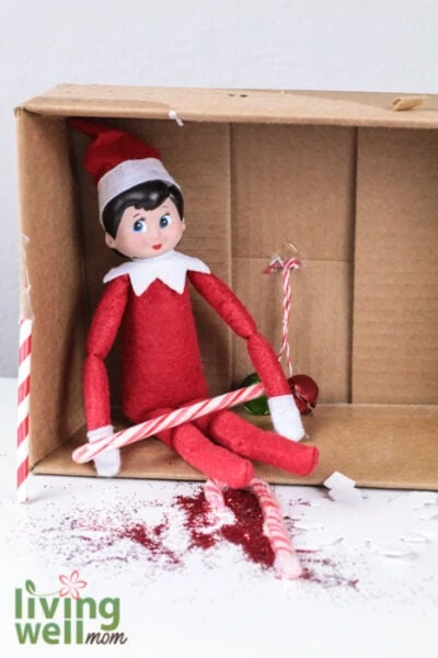 Elf on the Shelf Trap STEM Activity for Kids - Living Well Mom