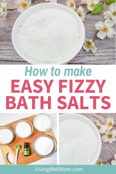 How to make fizzy bath salts