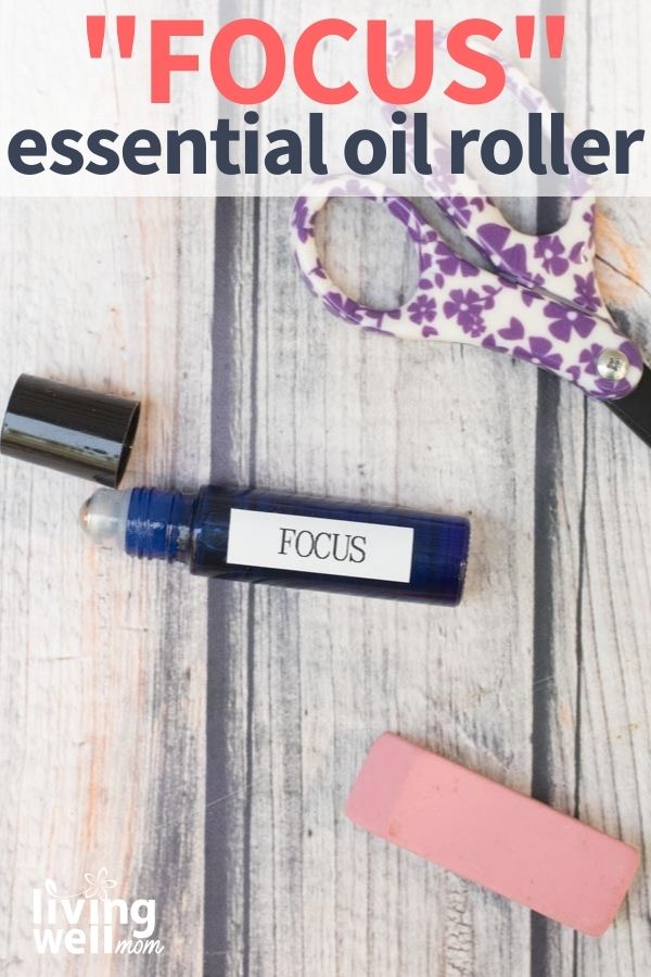 roller ball filled with focus essential oil