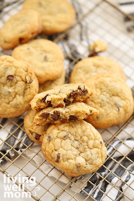 The BEST Gluten Free Chocolate Chip Cookies - Living Well Mom