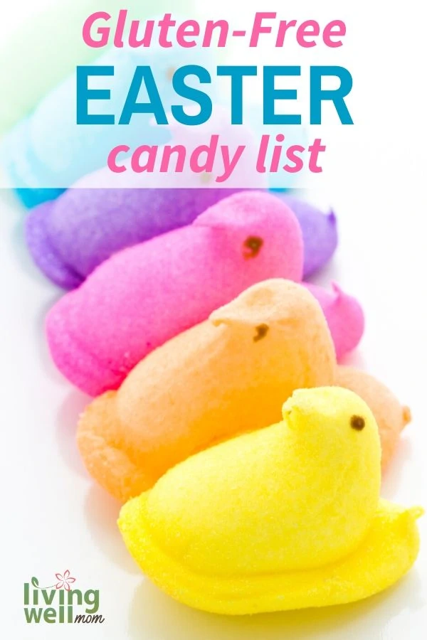 colorful gluten-free Easter peeps candy