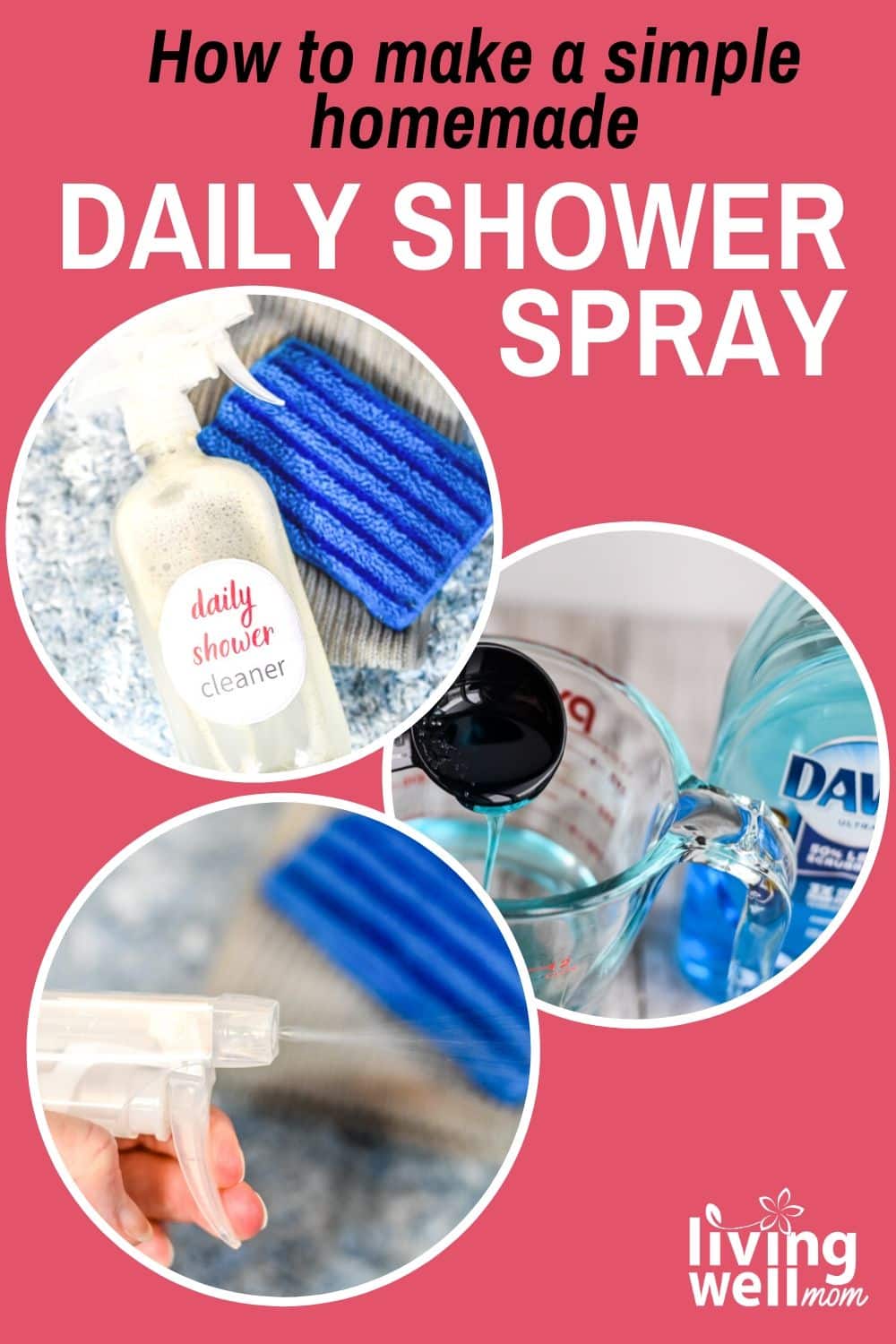 This Simple DIY Shower Cleaner will Keep Your Tub Clean & MildewFree