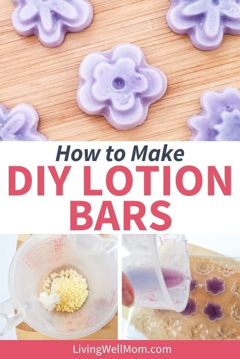 Pinterest image for How to Make DIY Lotion Bars.