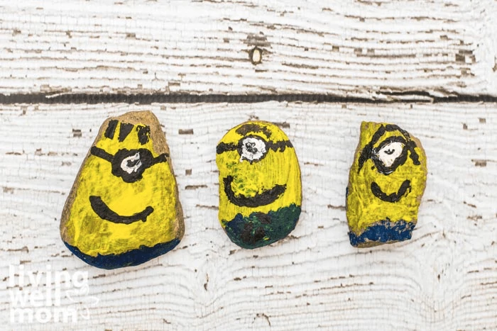 Minion inspired pet rock ideas. 