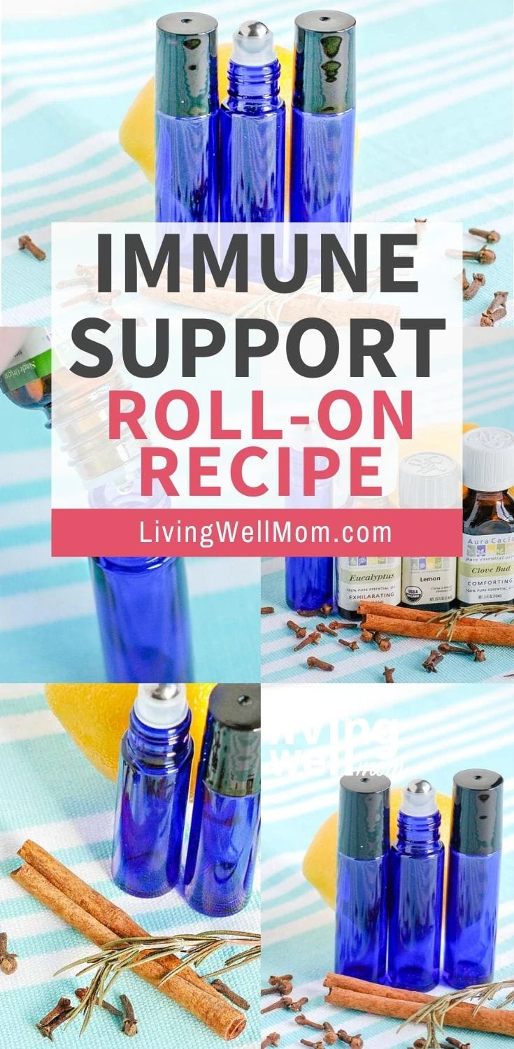 collection of photos immune support essential oil roll on