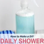 spray bottle - diy daily shower cleaner