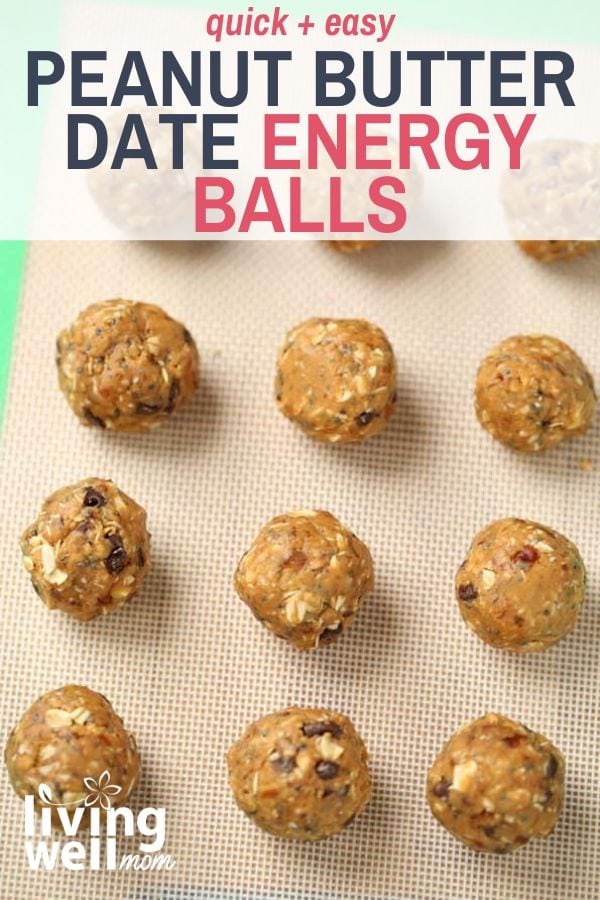 Peanut Butter Date Energy Balls {GlutenFree, DairyFree}
