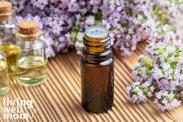 Best essential oils surrounded by florals