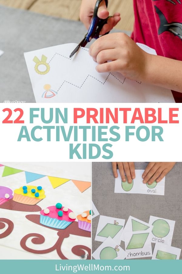 22 Free Printable Kids Activities To Keep Kids Active and Busy