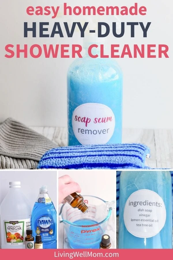 Easy DIY Soap Scum and Bath tub cleaner