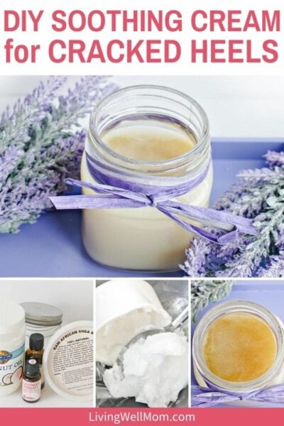 DIY foot balm with essential oils like tea tree and lavender